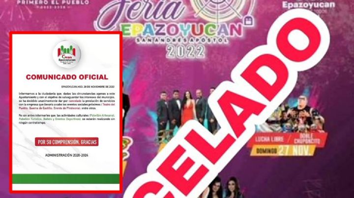 Cancelan Feria de Epazoyucan tras detención del alcalde relacionado con Estafa Siniestra