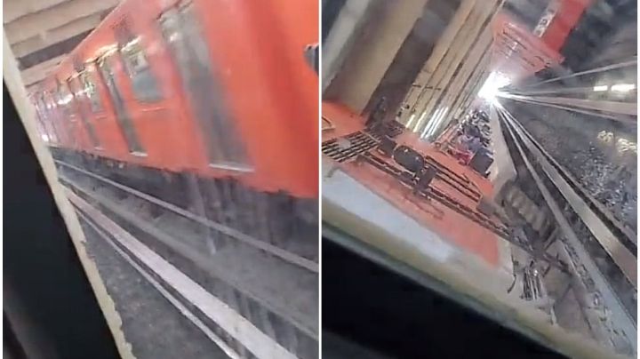 VIDEO TIKTOK: "Lo siento Metro", usuario se sube a la cabina porque el tren iba lleno en la Línea 9
