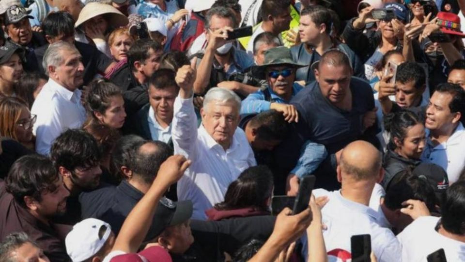 Marcha de AMLO y los acarreados