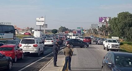 Bloqueo en la México-Pachuca con dirección a la CDMX ¿quiénes son y cuál es la petición?