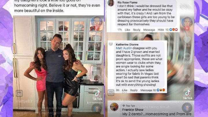 Padre defiende a sus hijas tras polémica: "Eduquen a sus hijos para que no sean acosadores"