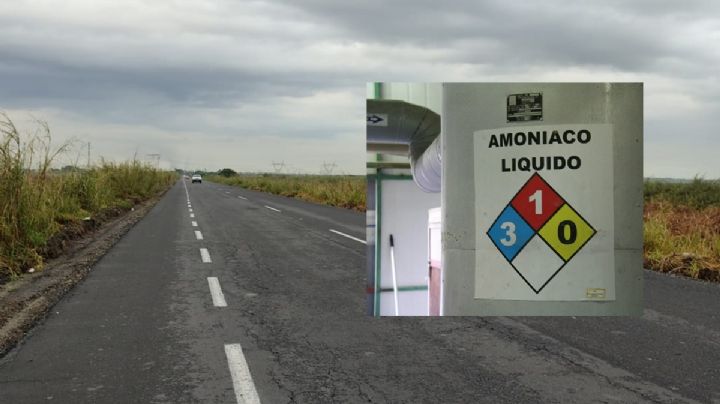 Fuga de amoníaco en Las Matas afecta a automovilistas en Veracruz