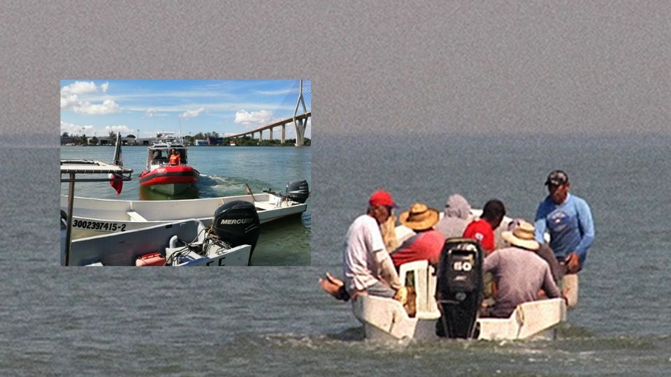 Tres personas fueron rescatadas y uno murió. El resto sigue en el mar