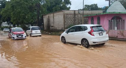 Por tormenta Lisa, colonias encharcadas y suspenden clases en Agua Dulce