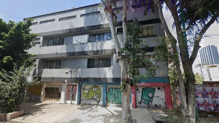 El edificio invadido por La Unión en la colonia Roma de la Ciudad de México