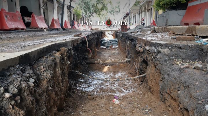 Centro Histórico,  con drenaje de la época del Porfiriato… y en mal estado