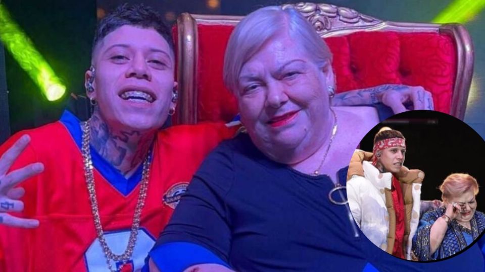 Santa Fe Klan y Paquita la del Barrio cantaron en los Premios de la Radio 2022.