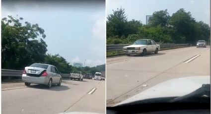 VIDEO: sujetos armados siembran terror en la Autopista del Sol; asaltan automovilistas