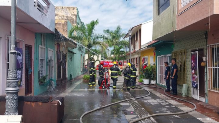 Tras incendio, habitante de La Huaca pierde sus pertenencias