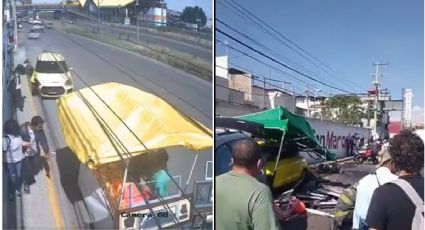 VIDEO: Auto arrolla puestos ambulantes en Ecatepec; menor pierde la  vida