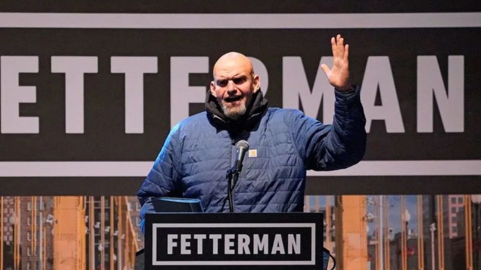 John Fetterman logra victoria en Pensilvania