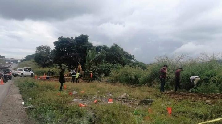 Encuentran huesos humanos en Amatlán durante excavación