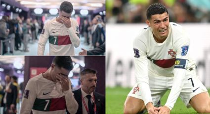 El llanto desconsolado de Cristiano Ronaldo tras eliminación de Portugal en su último Mundial