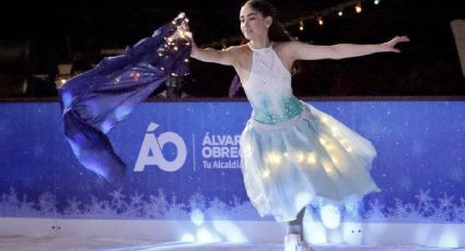 No una, dos; inauguran pistas de hielo en la Álvaro Obregón