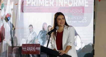 Anahí González rinde su primer informe de actividades