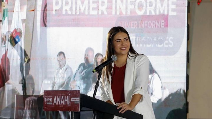 Anahí González rinde su primer informe de actividades
