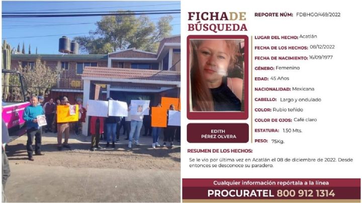 Edith desapareció el jueves y hoy hallaron su cuerpo en casa de expareja; investigan feminicidio