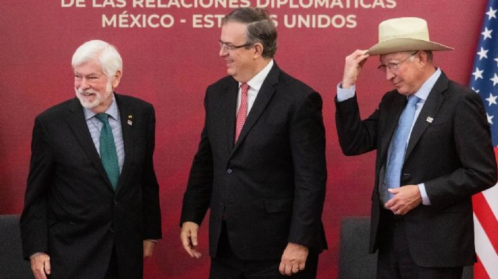 Celebran México y EU 200 años de amistad; esto dijeron Ebrard y Dodd