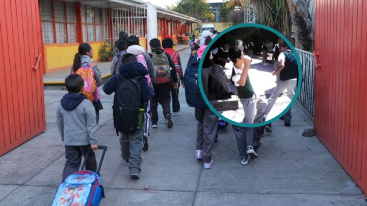 VIDEO: Alumnos de secundaria se dan con todo en salón de clase, ¿y el profesor?
