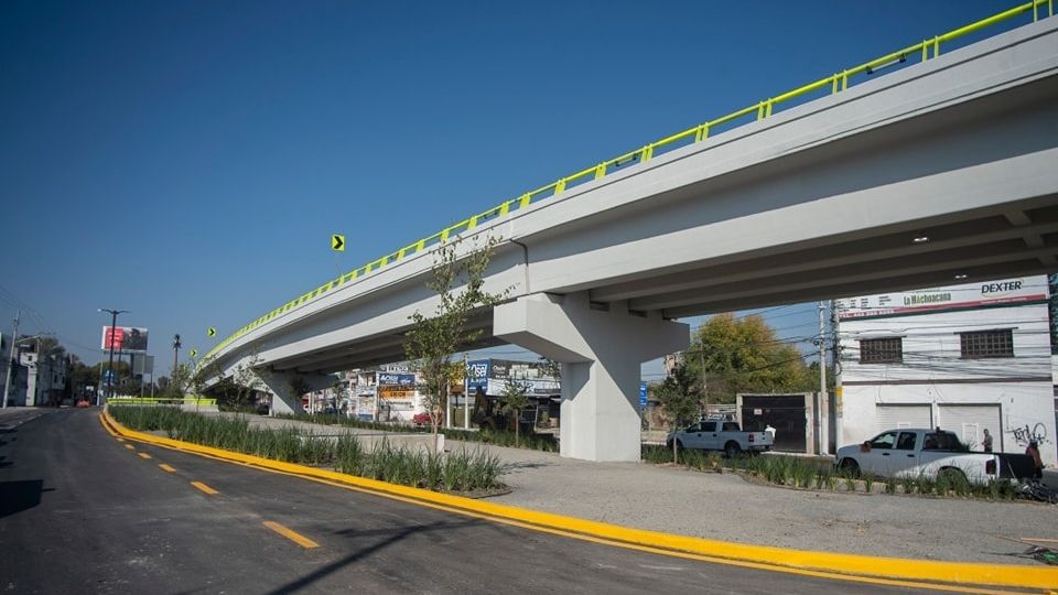 El Distribuidor Vial Santa Bárbara, en Querétaro.