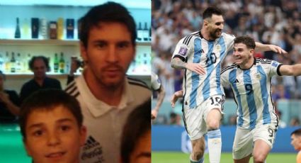 Julián Álvarez, el niño que le pedía fotos a Messi y hoy anota golazos con él en el Mundial