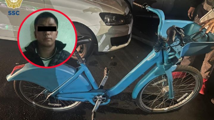 Detienen a ladrón que robaba bicicletas de Ecobicis y las vendía por internet