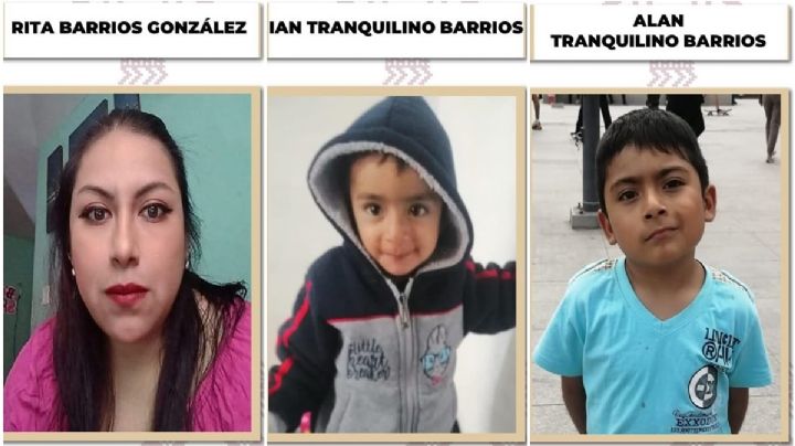 Buscan a Rita Barrios y a sus dos hijos que desaparecieron en Mineral de la Reforma