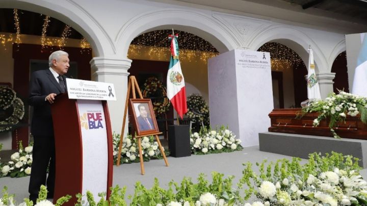 “Tengo muy buenos recuerdos, hizo buen trabajo”: AMLO en homenaje a Barbosa