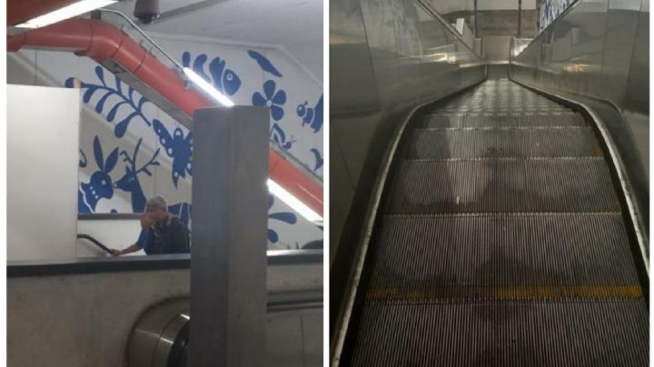 Metro CDMX: "Hasta cuándo arreglarán las escaleras eléctricas de Barranca del Muerto"