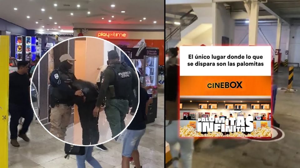 Un sujeto disparó un arma dentro de la sala 9 de Cinépolis de Plaza Américas