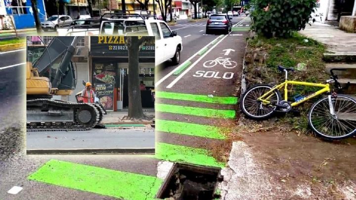 ¿Por qué fue retirada ciclovía en Xalapa? Esto se sabe