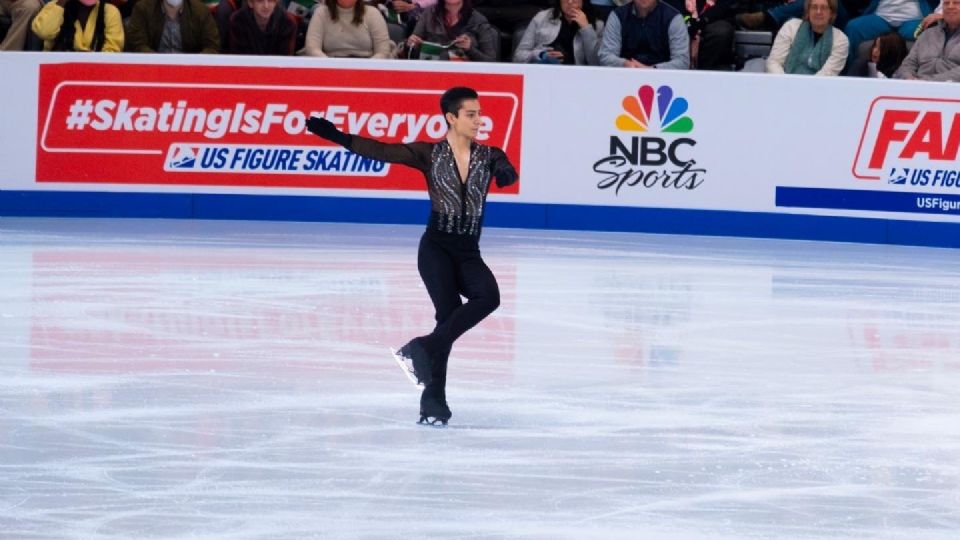 Donovan Carrillo estará este martes en la pista de hielo de Celaya.