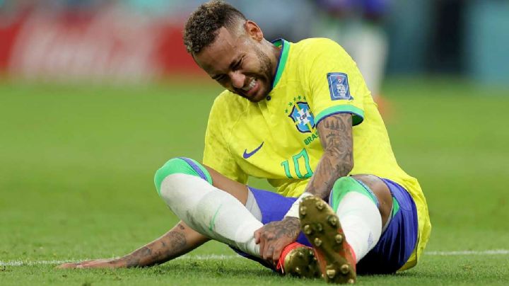 Neymar preocupa en Brasil, es duda para los Octavos de Final del Mundial Qatar 2022