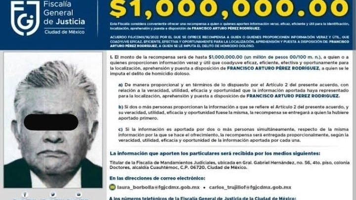 Fiscalía no pagó la recompensa por director de Obra del Rébsamen, esta es la razón
