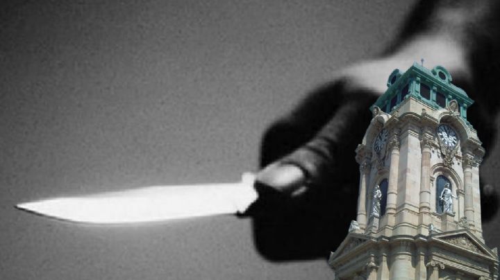 Hombre se hiere con un cuchillo en el centro de Pachuca; sobrevive