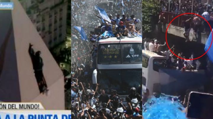 Las 3 locuras del festejo de Argentina que pudieron acabar en tragedia