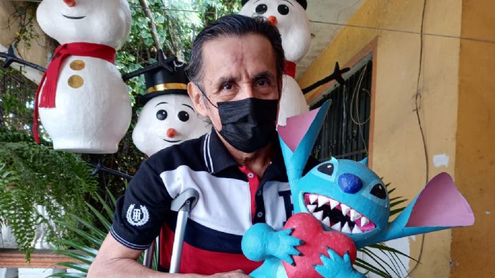 Eleazar: 24 años de convertir piñatas en obras de arte en Veracruz