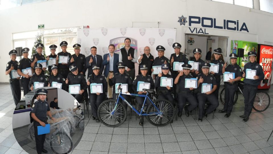 La fundación León Agradecido opera bajo el padrinazgo de empresarios que reconocen la labor de los policías.