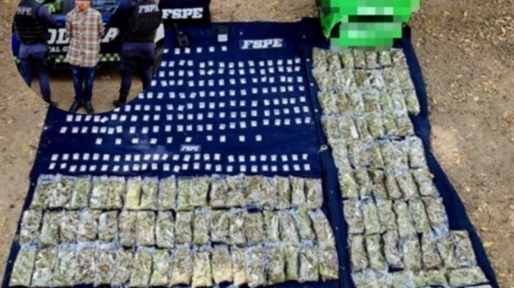 Supuesto repartidor de alimentos traía miles de dosis de drogas