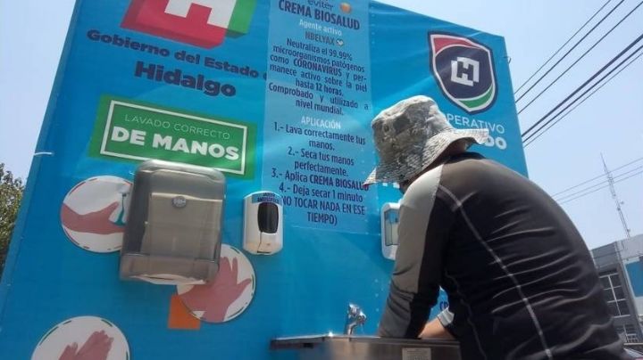 Empresario que vendió lavamanos comunitarios a gobierno de Hidalgo pide amparo