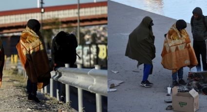 Migrantes sufren por el frío extremo en el norte del país