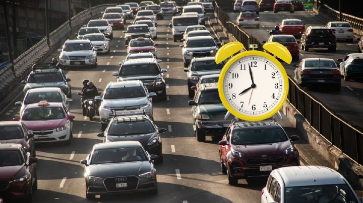 ¿Tráfico? Toma tus precauciones… esta es la nueva hora pico en la CDMX