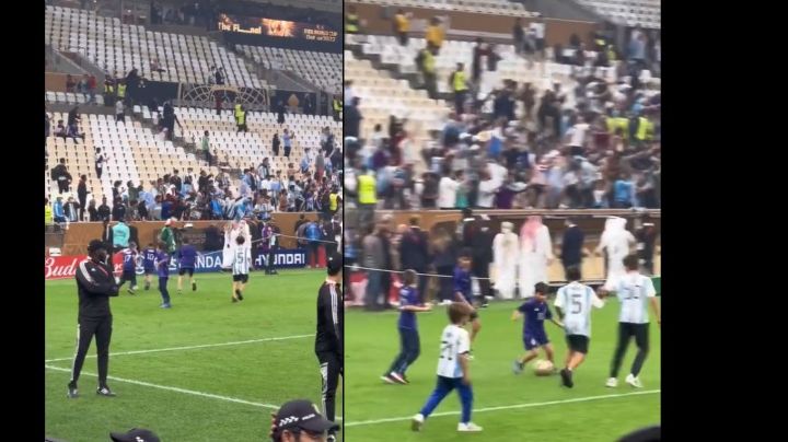 Video: “Heredero” de Messi muestra su talento en la final del Mundial