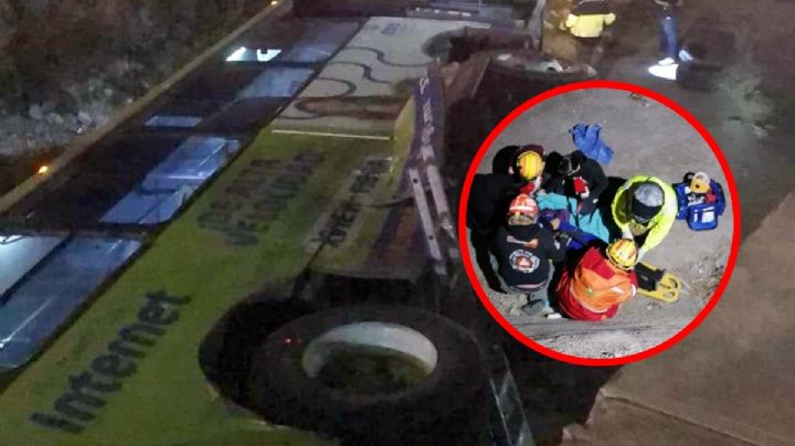 Cae camión urbano a canal en Escobedo; al menos 17 pasajeros lesionados