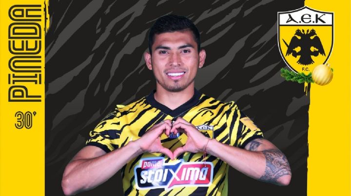 VIDEO: Así fue el tanto de Orbelín Pineda en el triunfo del AEK Atenas