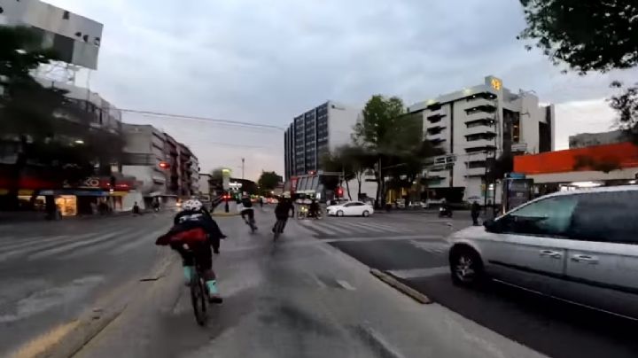 VIDEO: ¿Cómo es una carrera clandestina de ciclismo en la CDMX?
