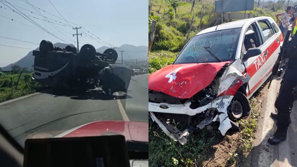 La vialidad en esta zona se vio afectada por un carril.