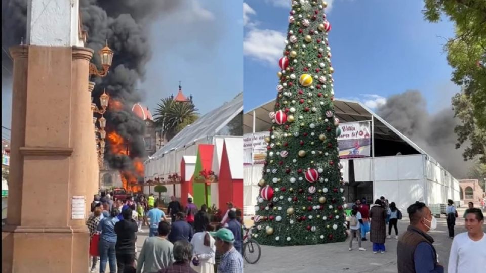 En llamas por la falla en un transformador