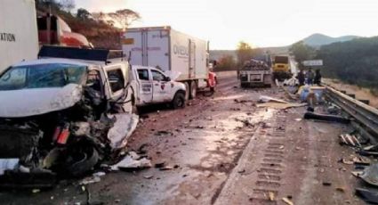 FOTOS | Accidente múltiple en la México-Querétaro deja un muerto y lesionados