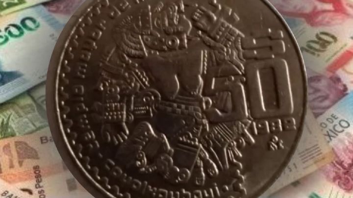 Moneda de cincuenta pesos de 1982 valuada en hasta medio millón: así puedes reconocerla